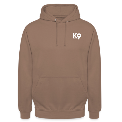 K9 Casual-Hoodie "Suchhund" - Mokka