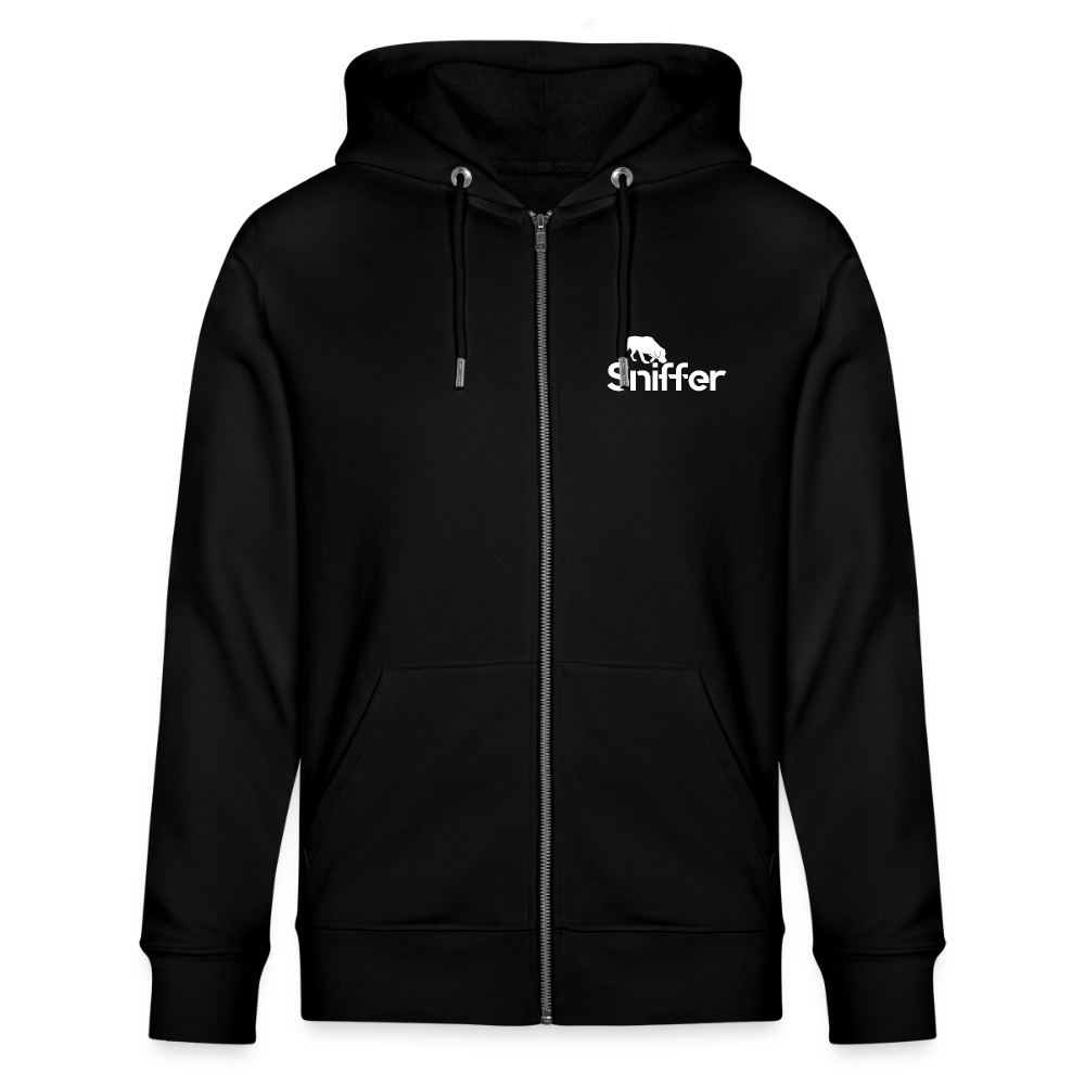 Sniffer DOGTRAINING Hoodie-Jacket „#TRUSTTHEINSTINCTS“ UNISEX edition - Schwarz