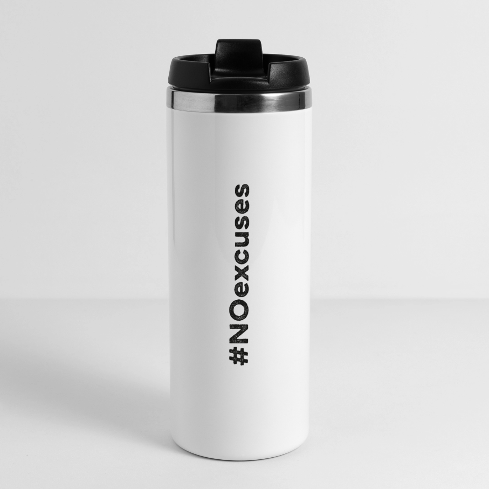 Sniffer SURVIVAL Thermo-Cup "NOexcuses" - Weiß