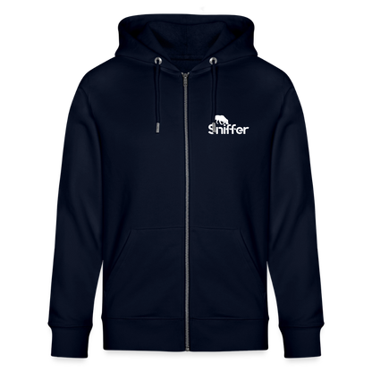 Sniffer DOGTRAINING Hoodie-Jacket „#TRUSTTHEINSTINCTS“ UNISEX edition - Navy