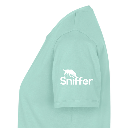 Sniffer Premium-Shirt „BORN to Track“ WOMEN edition - Mint 