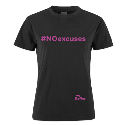 Sniffer CRAFT Style-Shirt "#NOexcuses" WOMEN edition - Schwarz