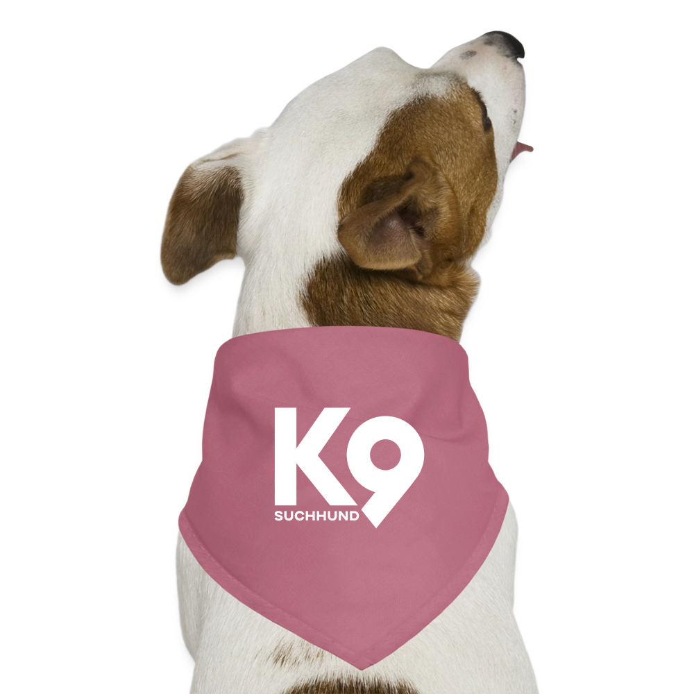 K9 Dog-Bandana "Suchhund" - Mauve