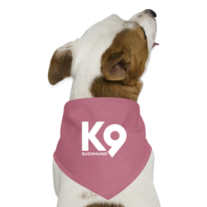K9 Dog-Bandana "Suchhund" - Mauve