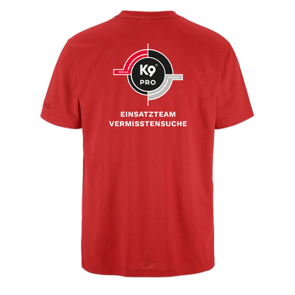 K9 PRO PREMIUM Craft-Shirt "K9 PRO Vermisstensuche" MEN edition - Rot