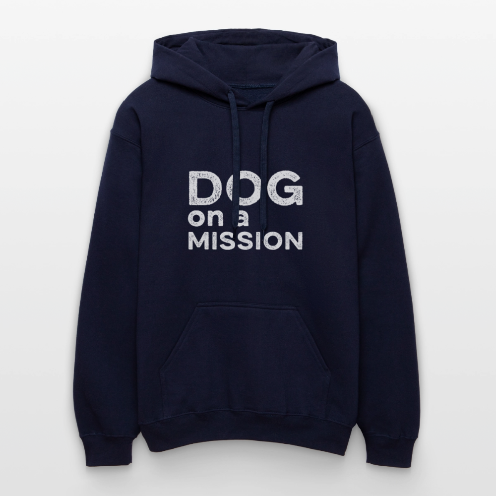 K9 Cozy-Hoodie "DOG on a MISSION" - Navy