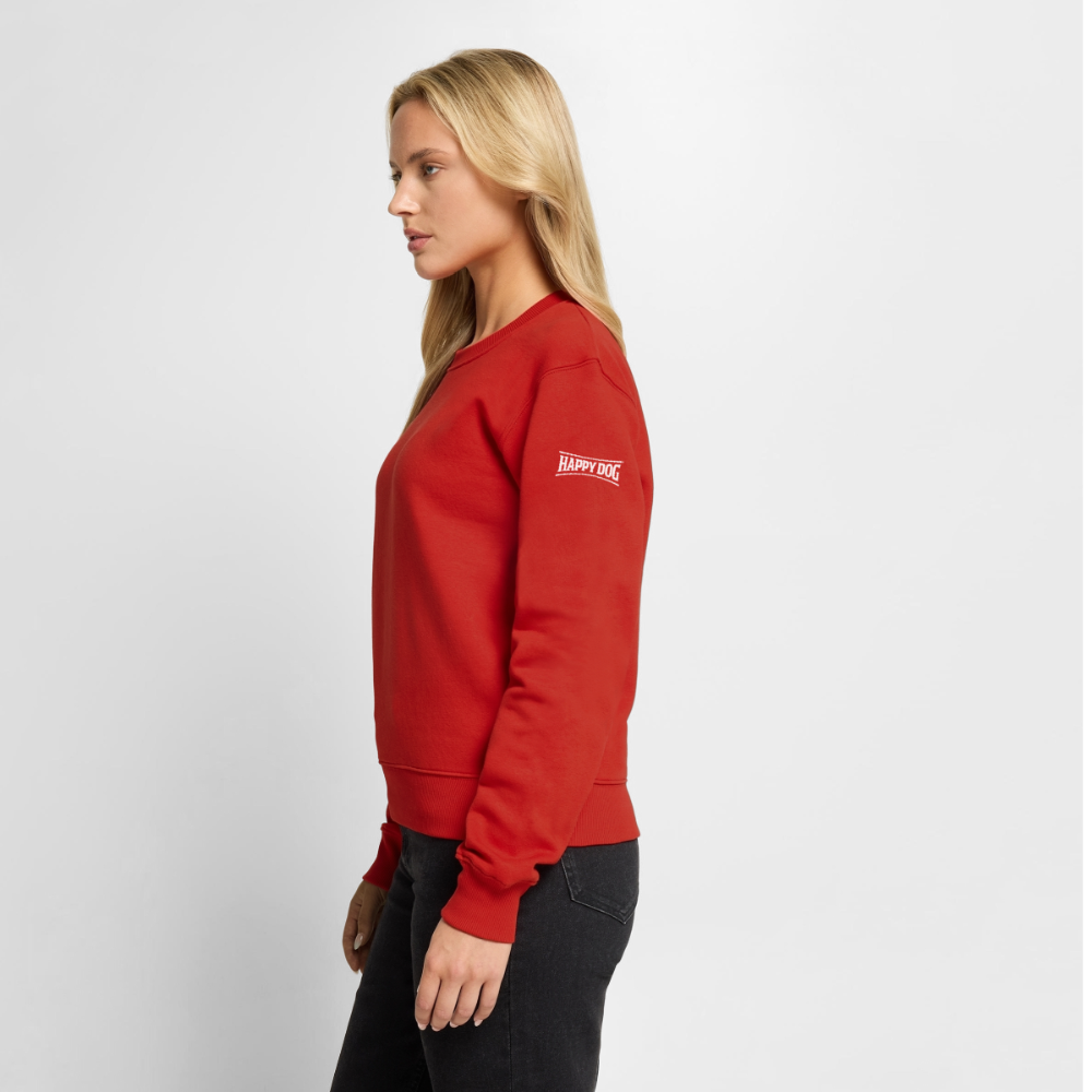 K9 PRO Premium-Sweatshirt „K9 PRO Einsatzteam Vermisstensuche“ WOMEN edition - Rot