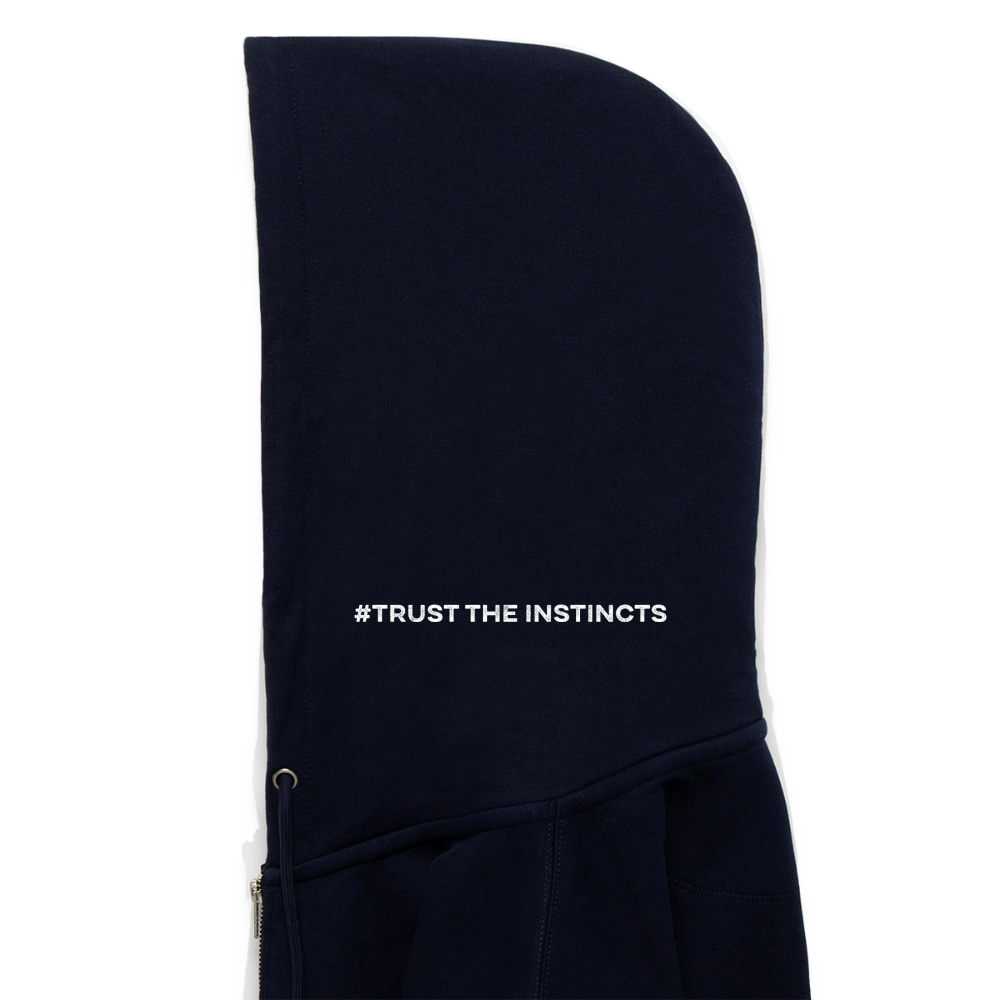 Sniffer DOGTRAINING Hoodie-Jacket „#TRUSTTHEINSTINCTS“ UNISEX edition - Navy