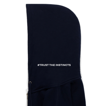 Sniffer DOGTRAINING Hoodie-Jacket „#TRUSTTHEINSTINCTS“ UNISEX edition - Navy