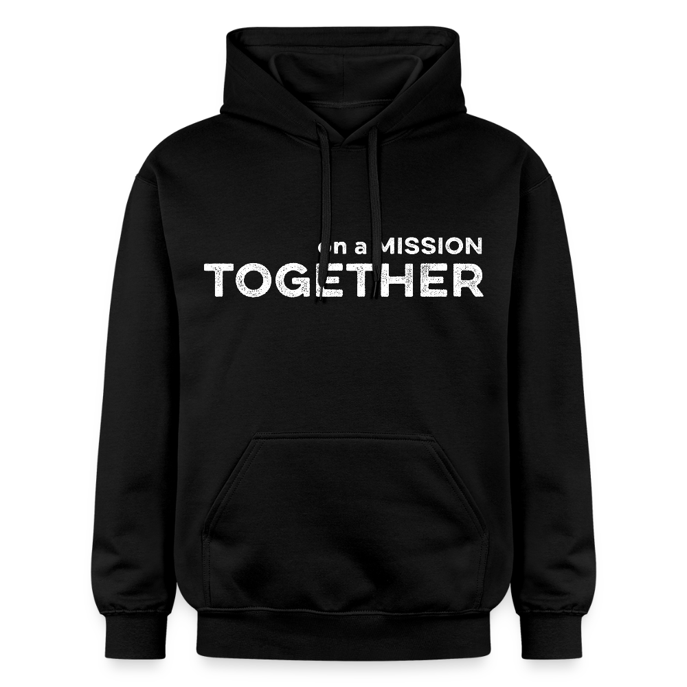 K9 Cozy-Hoodie "on a MISSION TOGETHER" - Schwarz