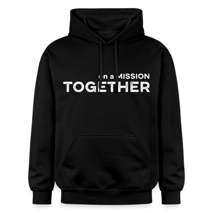 K9 Cozy-Hoodie "on a MISSION TOGETHER" - Schwarz