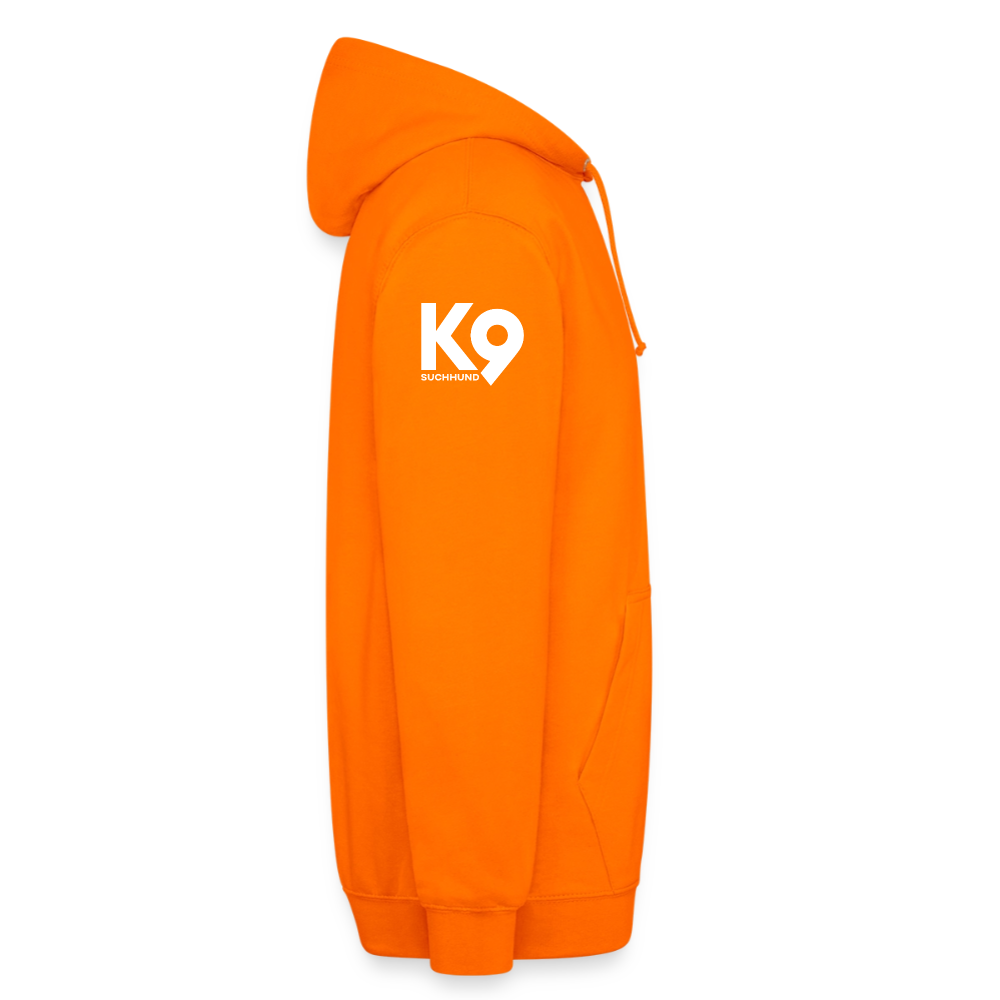 K9 Casual-Hoodie "Suchhund" - Orange