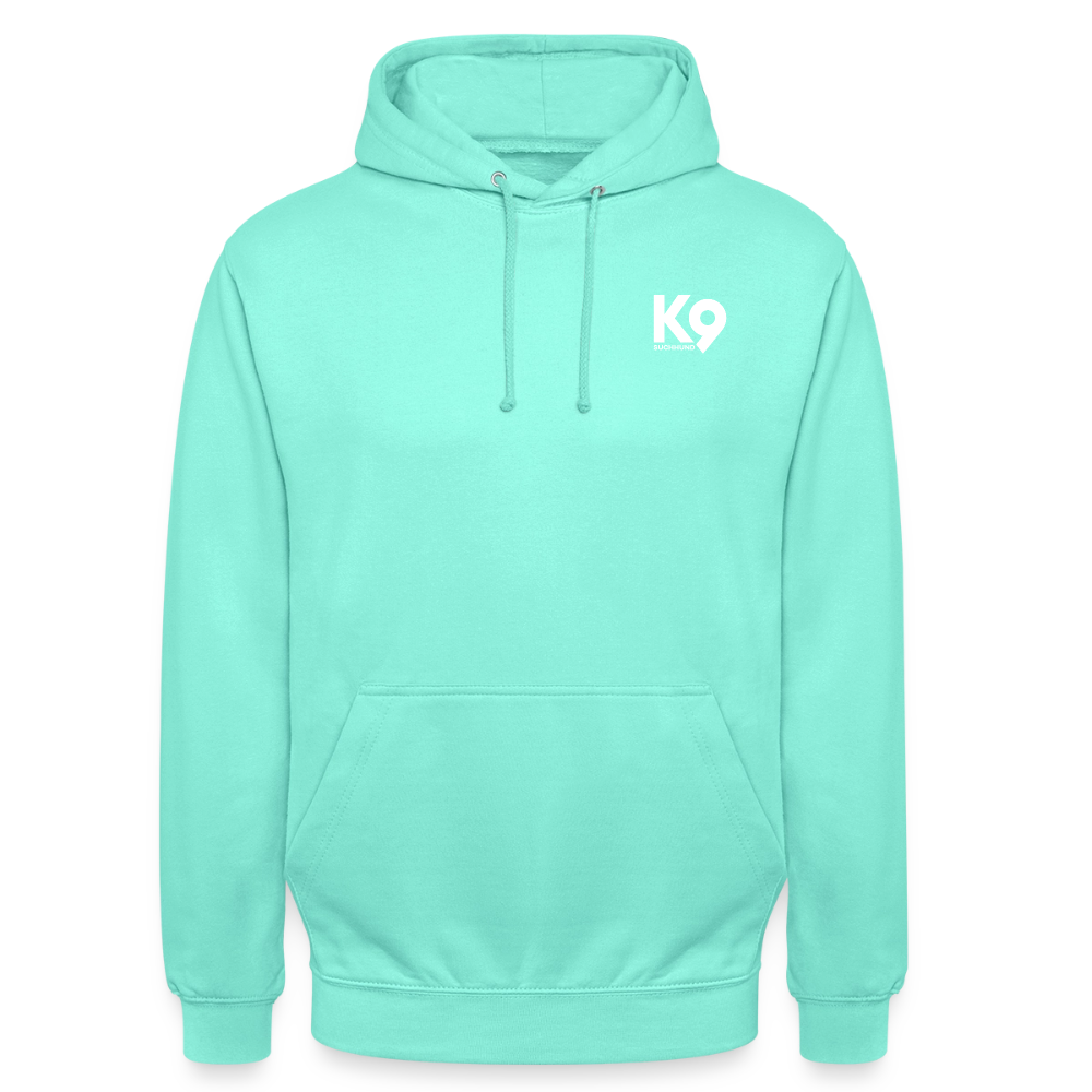 K9 Casual-Hoodie "Suchhund" - Mint