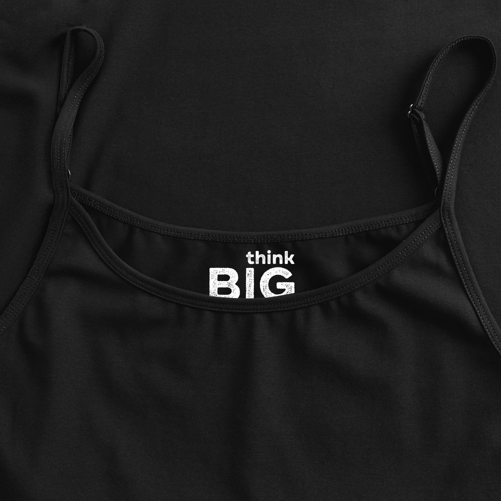 Frauen Spaghetti Tank Top - Schwarz