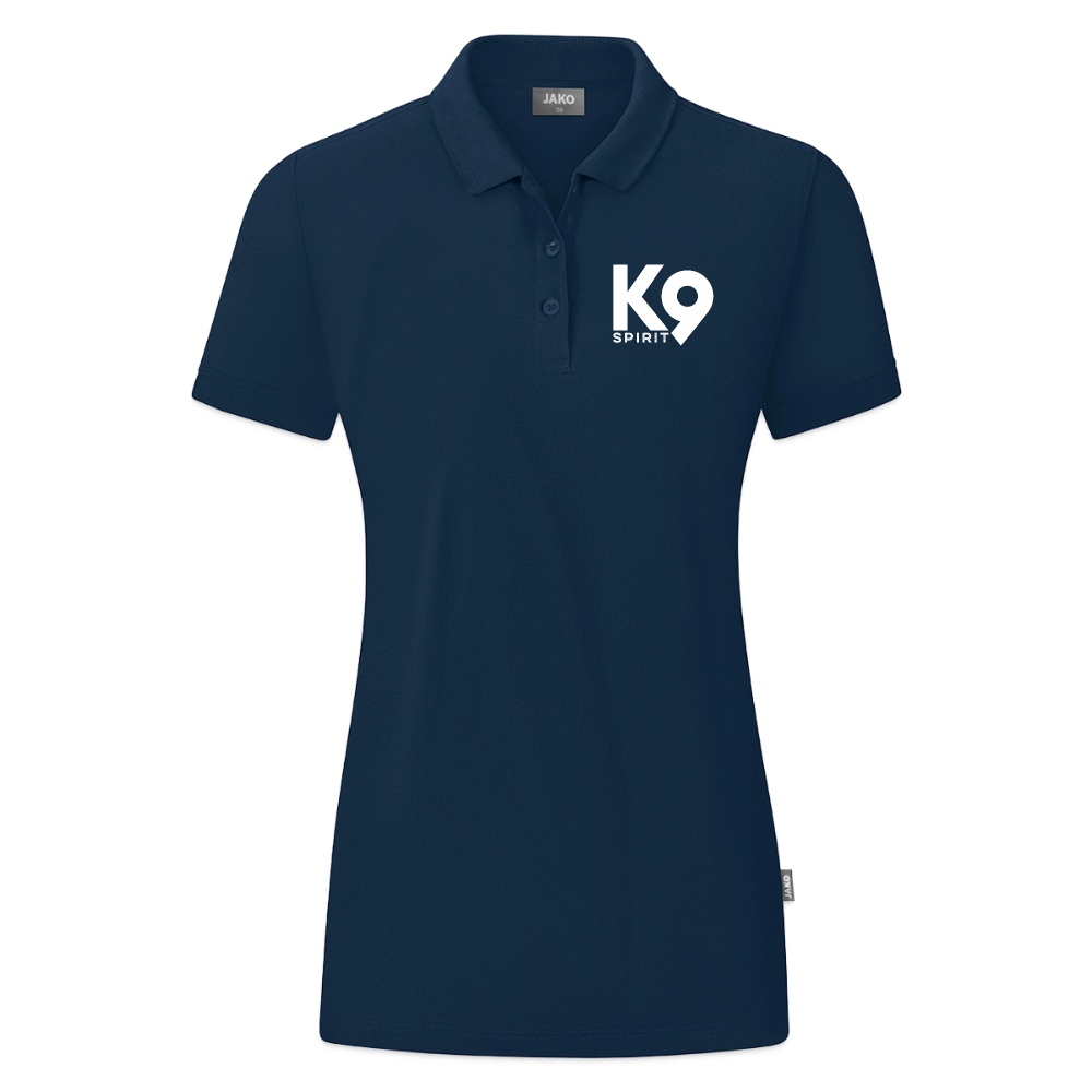 K9 ORGANIC Polo-Shirt "on a MISSION TOGETHER" WOMEN edition - Marine