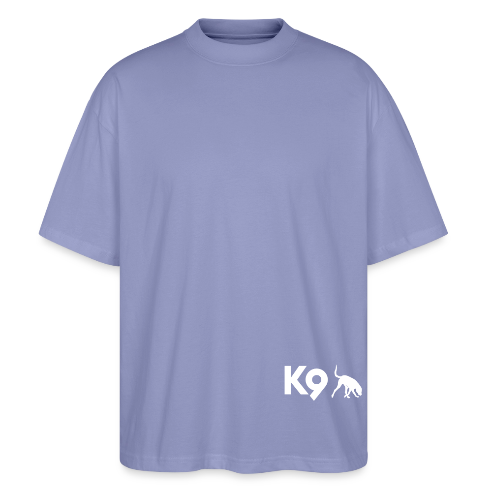 K9 PREMIUM OVERSIZE Organic-Shirt "K9 SPIRIT" - Violett