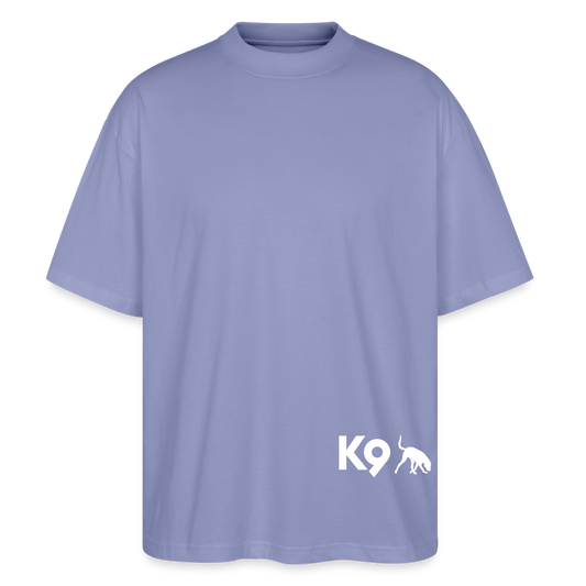 K9 PREMIUM OVERSIZE Organic-Shirt "K9 SPIRIT" - Violett