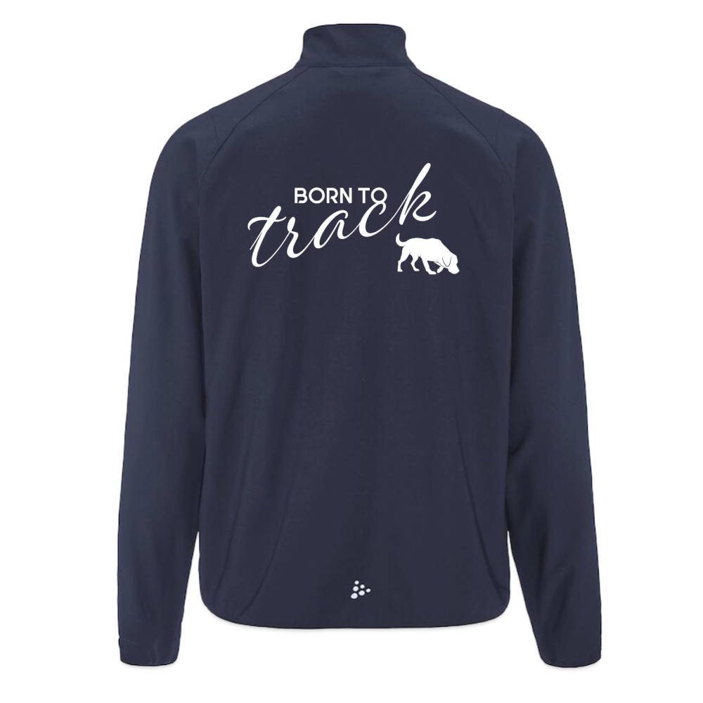 Sniffer Outdoor-Trainingsjacke „BORN to Track“ UNISEX edition - Dunkelnavy