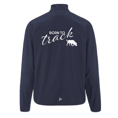 Sniffer Outdoor-Trainingsjacke „BORN to Track“ UNISEX edition - Dunkelnavy