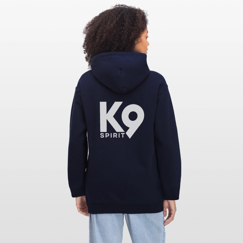 K9 Cozy-Hoodie "on a MISSION TOGETHER" - Navy