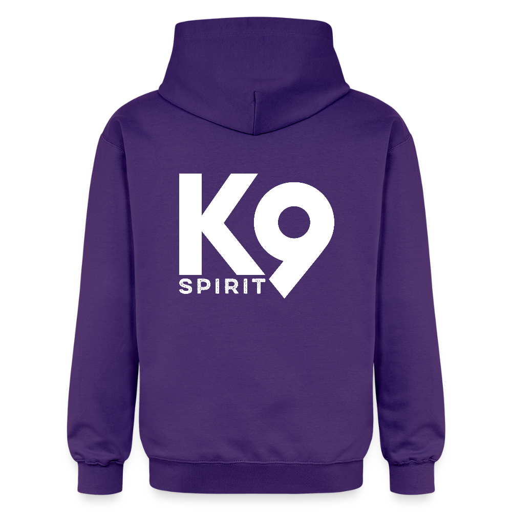 K9 Cozy-Hoodie "on a MISSION TOGETHER" - Lila