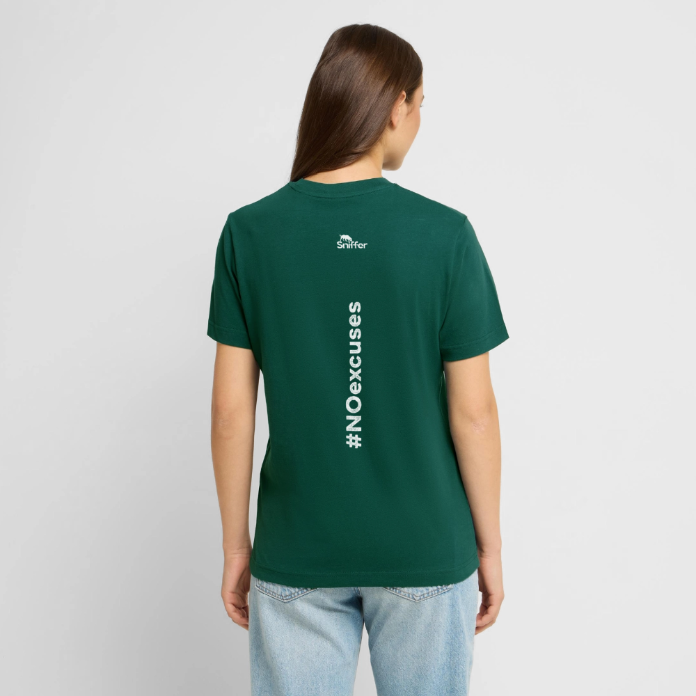Sniffer Organic-Shirt "#NOexcuses" UNISEX edition - Forest