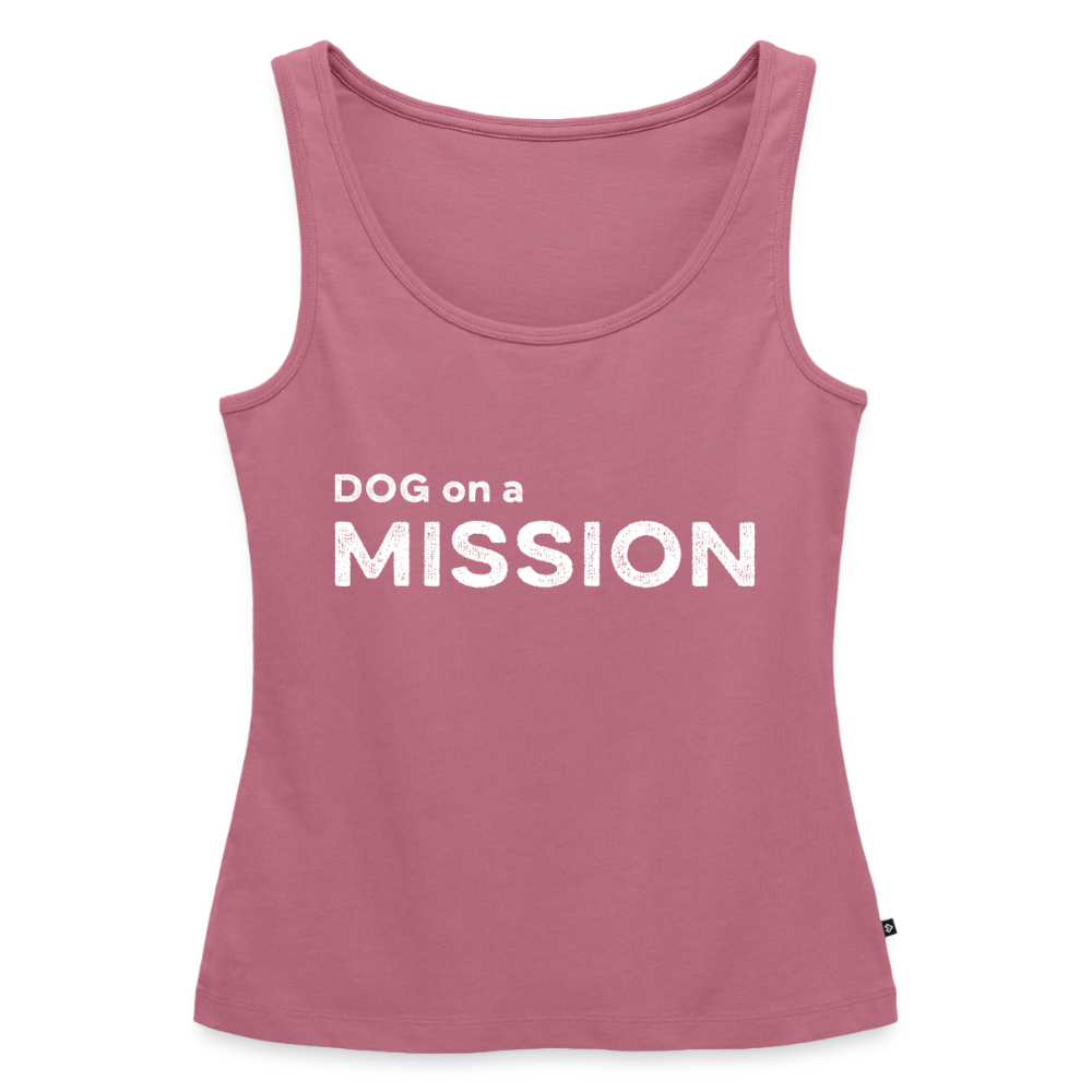 K9 PREMIUM Tank-Top „DOG on a MISSION“ WOMEN edition - Mauve