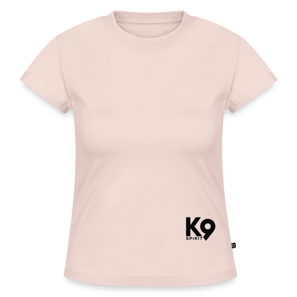 K9 SLIM-FIT Organic-Shirt "K9 SPIRIT" - Puderrosa