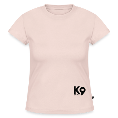 K9 SLIM-FIT Organic-Shirt "K9 SPIRIT" - Puderrosa