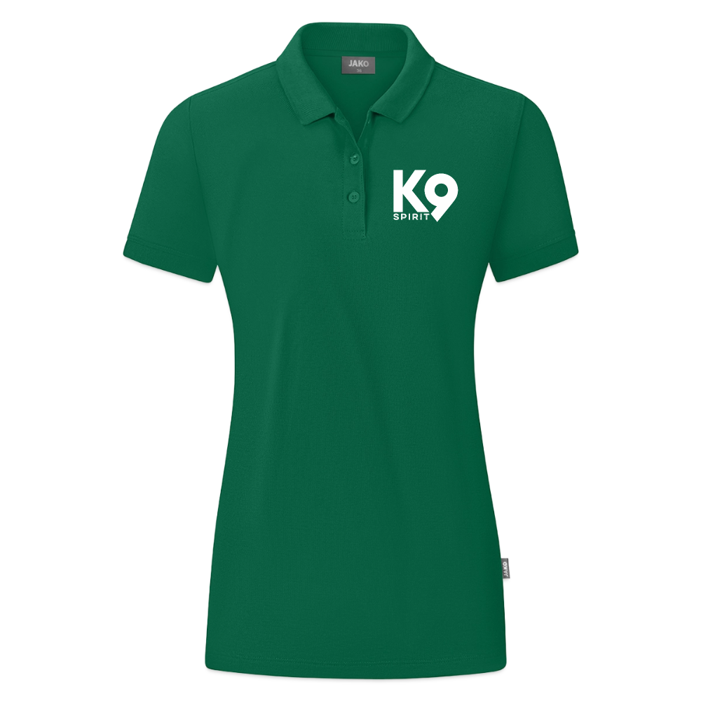 K9 ORGANIC Polo-Shirt "on a MISSION TOGETHER" WOMEN edition - Kelly Green