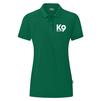 K9 ORGANIC Polo-Shirt "on a MISSION TOGETHER" WOMEN edition - Kelly Green