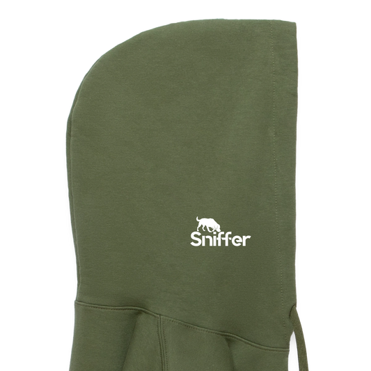 Sniffer DOGTRAINING Softstyle-Hoodie „NOexcuses“ UNISEX edition - Militärgrün