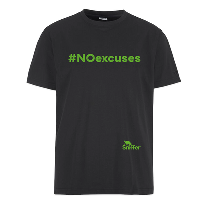 Sniffer CRAFT Style-Shirt "#NOexcuses" MEN edition - Schwarz