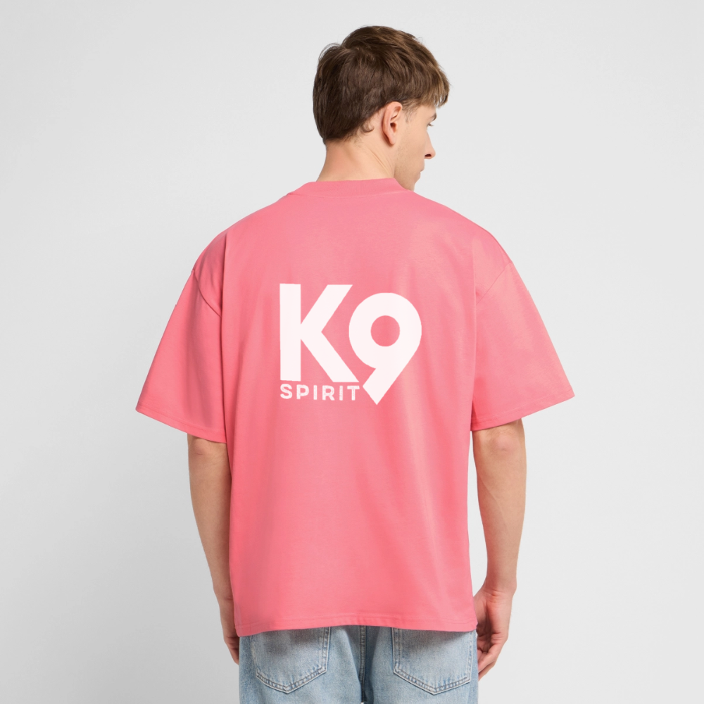 K9 PREMIUM OVERSIZE Organic-Shirt "K9 SPIRIT" - Pink 