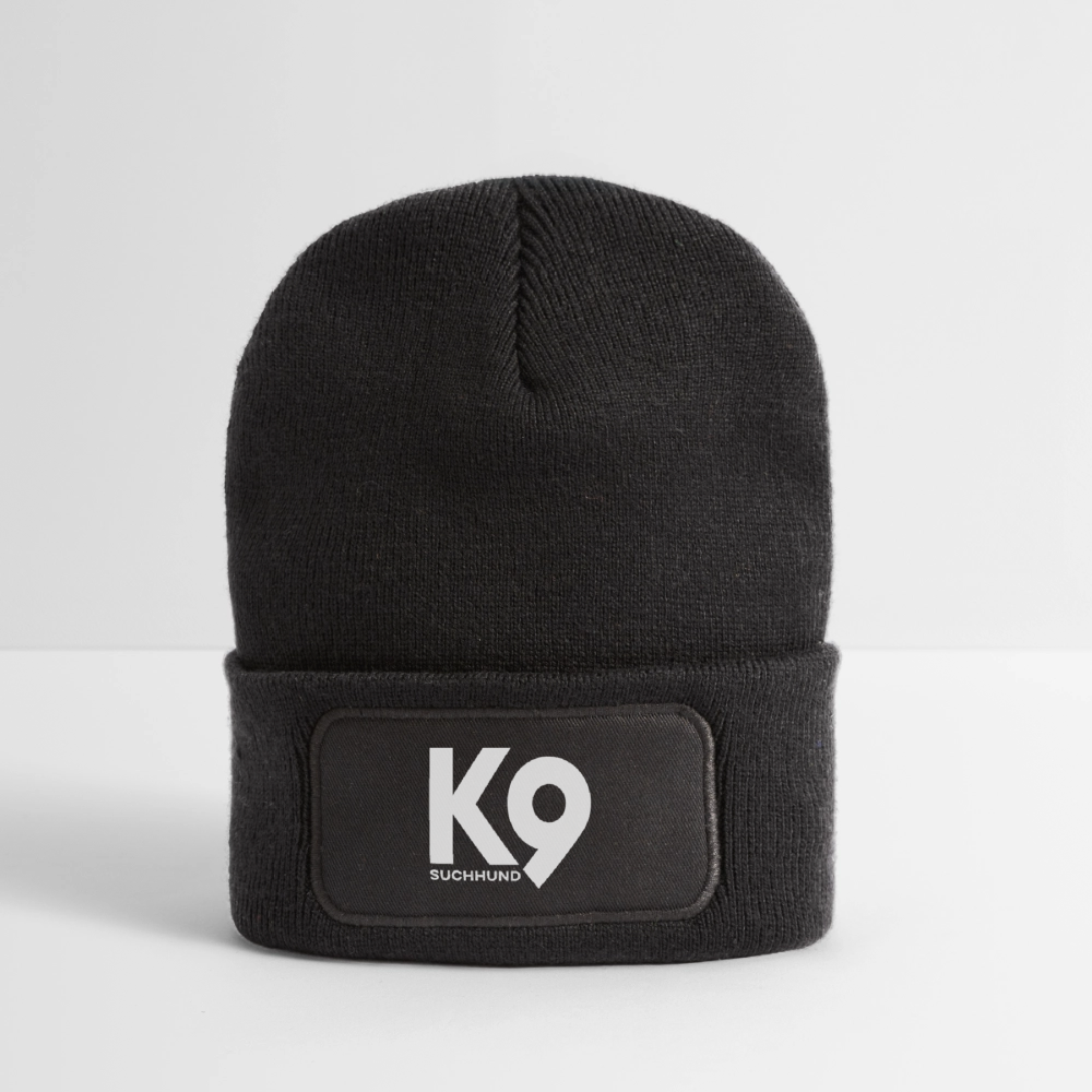 K9 Cozy-Beanie "Suchhund" - Dunkelgrau