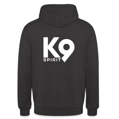 K9 Casual-Hoodie "DOG on a MISSION" - Anthrazit