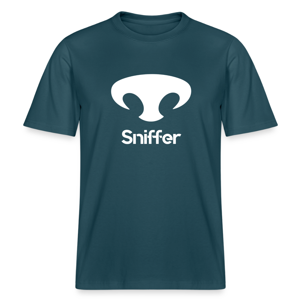 Sniffer Organic-Shirt "#NOexcuses" UNISEX edition - Dunkles Petrol
