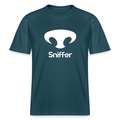Sniffer Organic-Shirt "#NOexcuses" UNISEX edition - Dunkles Petrol