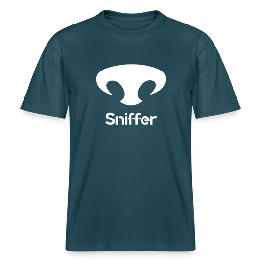 Sniffer Organic-Shirt "#NOexcuses" UNISEX edition - Dunkles Petrol