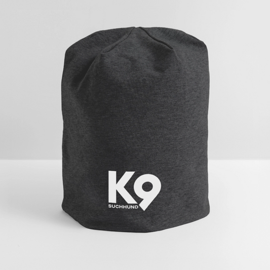 K9 Jersey-Beanie "Suchhund" - Anthrazit