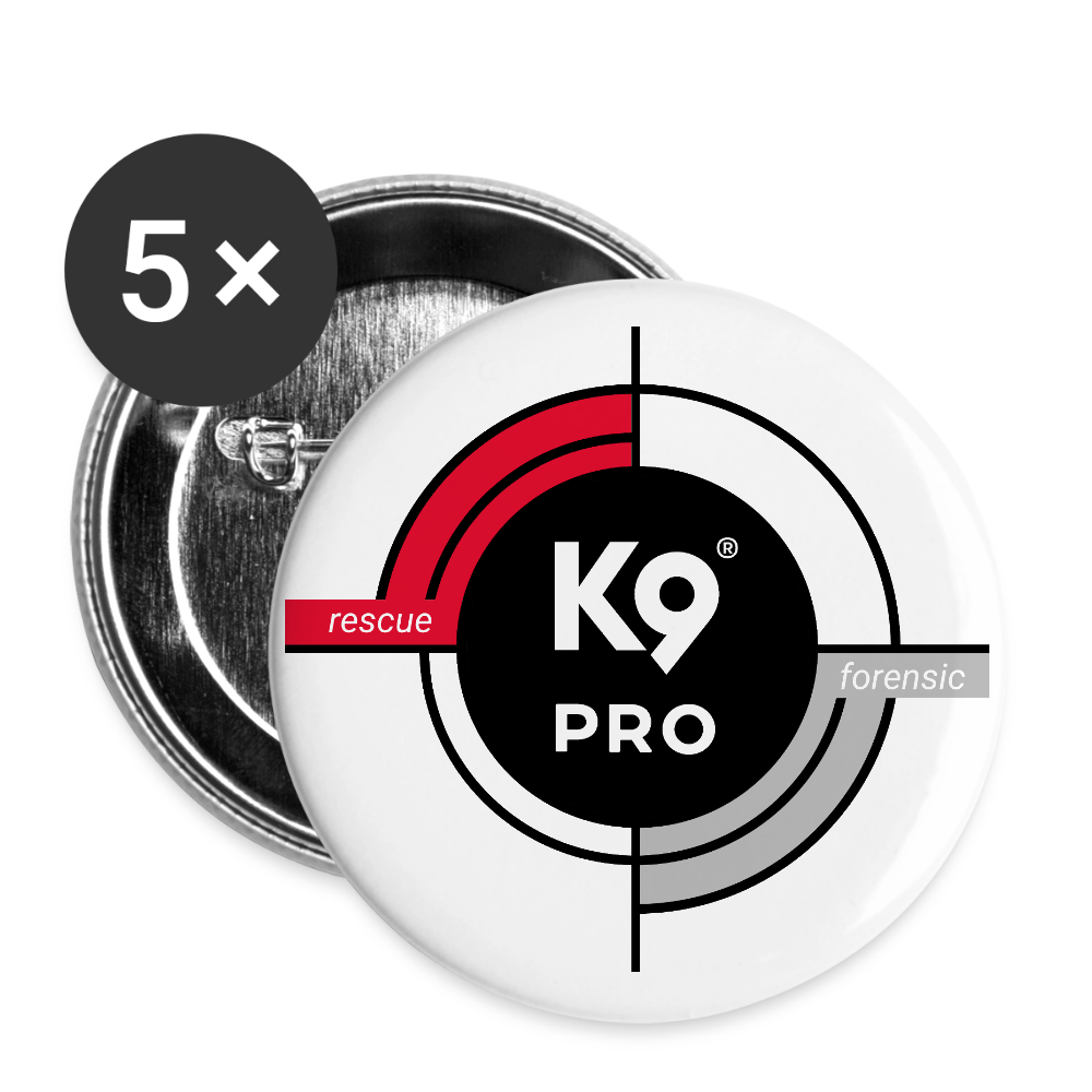 K9 PRO Button (5er Pack) - Weiß