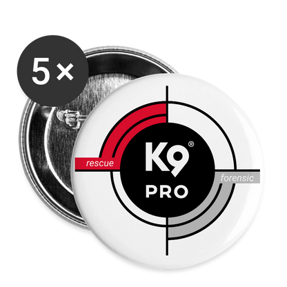 K9 PRO Button (5er Pack) - Weiß