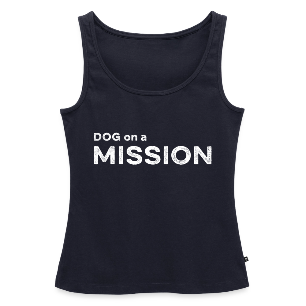 K9 PREMIUM Tank-Top „DOG on a MISSION“ WOMEN edition - Navy