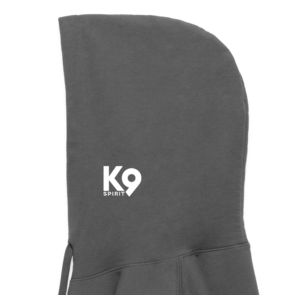 K9 Cozy-Hoodie "on a MISSION TOGETHER" - Dunkelgrau