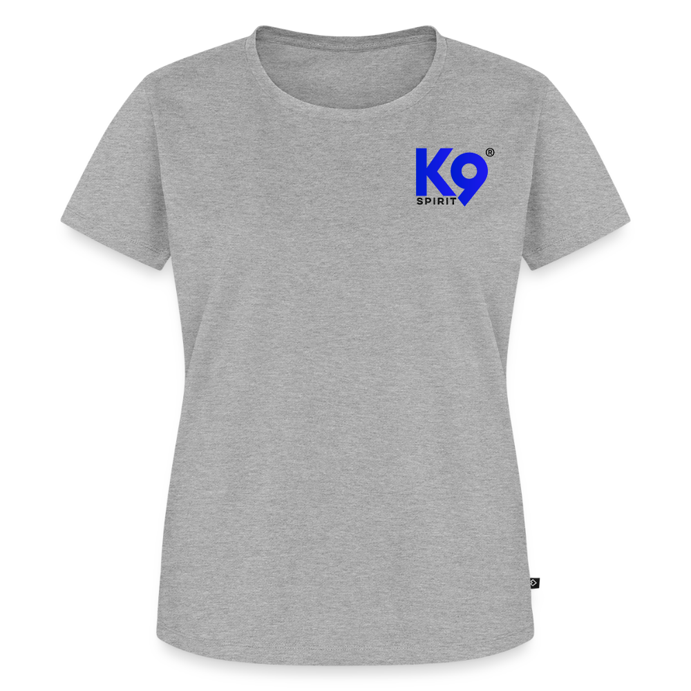 K9 Premium-Shirt "Suchhunde NIEDERRHEIN" - Grau meliert