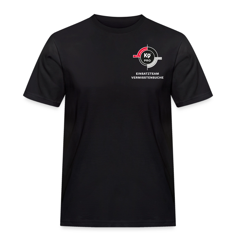 K9 PRO Premium-Shirt "K9 PRO Vermisstensuche" MEN edition - Schwarz