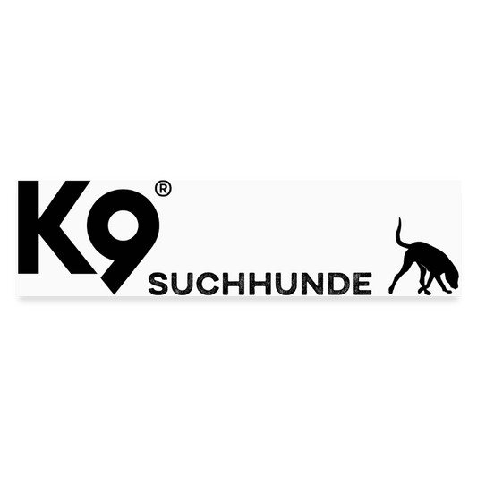 K9 Car-Sticker "Suchhunde" mit Hitchi - Mattweiß