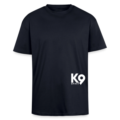 K9 HEAVY OVERSIZE Organic-Shirt "K9 SPIRIT" - French Navy