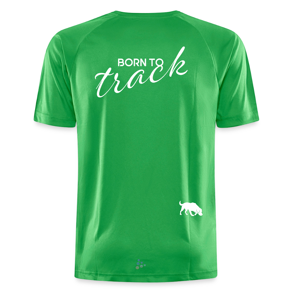 Sniffer Trainings-Shirt "BORN TO TRACK" UNISEX edition - Grün