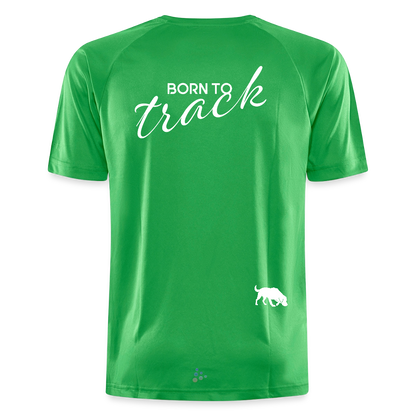 Sniffer Trainings-Shirt "BORN TO TRACK" UNISEX edition - Grün